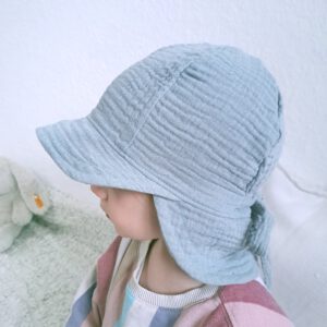 Sonnenhut Kinder Musselin