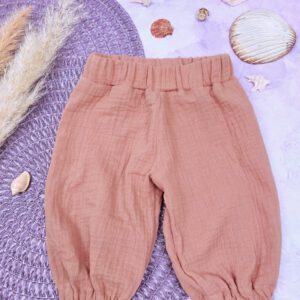 Sommerhose für Kinder Musselin uni