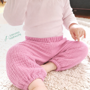 Luftige Sommerhose Willow - einzigartige Musselin Sommerhose für Kinder - Musselin uni