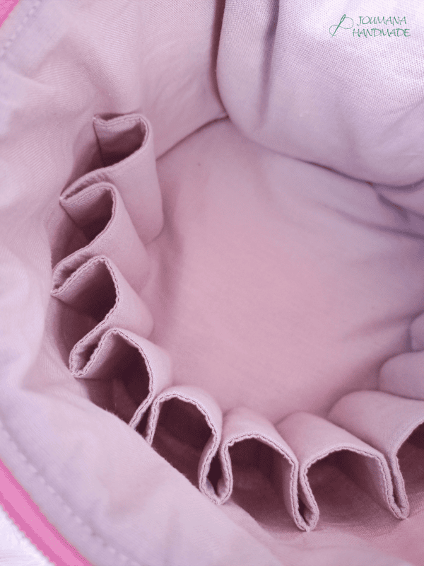 Aufbewahrungstasche für ätherische Öle mit floralem Muster – Perfekt für Reisen - Diffusor Tragetasche