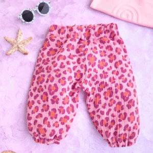 Sommerhose für Mädchen leo pink