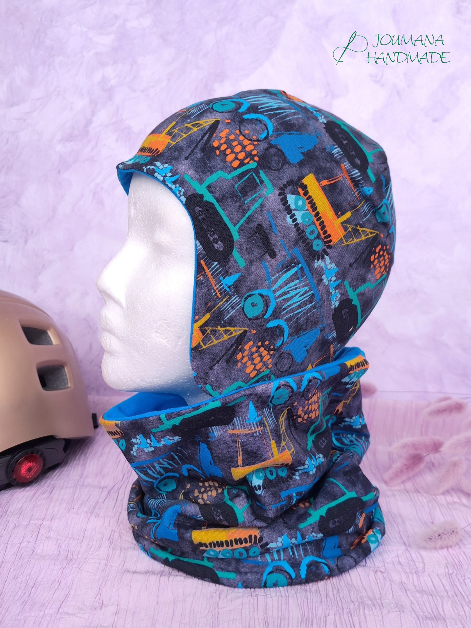 Fahrradhelm Mtze Mit Ohrenschutz ALLY-MAGIC Kinder Helmmtze Einhorn -  Warme Fahrradmtze Unterhelm Winter Fleece 44-52cm