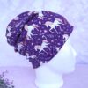 Einhorn Mütze lila Einhorn Beanie