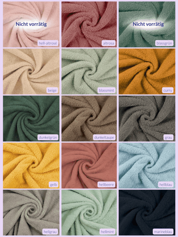 Frottee-Stoff Umkleide Umhang Skel