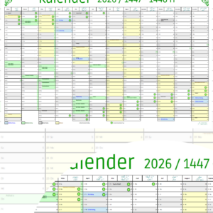 Familienkalender Hijri Kalender 2026