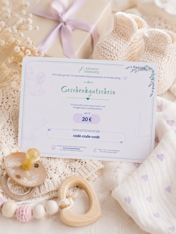 Geschenkgutschein Geburt