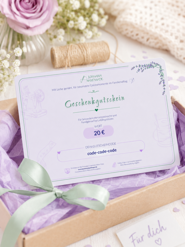 Geschenkgutschein Blumen