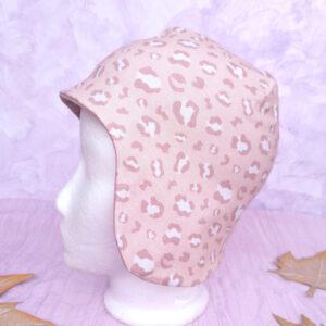 Helmmütze für Fahrradhelm leo sand beige