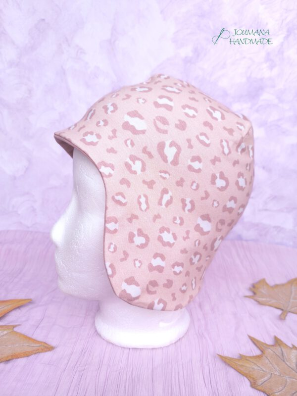 Helmmütze für Fahrradhelm leo sand beige